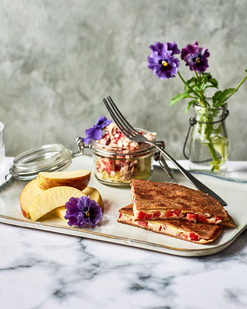 Tuna melt quesadilla Sense opskrift