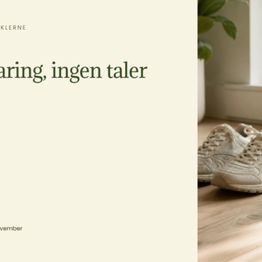 Artikelcover med teksten Den opsparing, ingen taler om, af læge Majken Brinkmann
