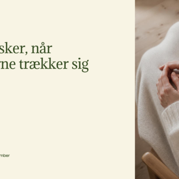 Artikelcover med teksten Hvad der sker, når hormonerne trækker sig, af læge Majken Brinkmann